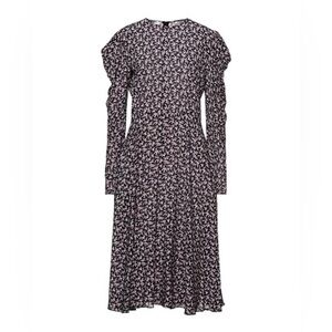 EUC Philosophy Di Lorenzo Serafini- Black and Light Pink Silk Dress. Size 2